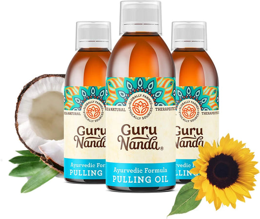 Ditch the Drugstore, Embrace Ayurveda: GuruNanda Oil Pulling for a Naturally Radiant Smile