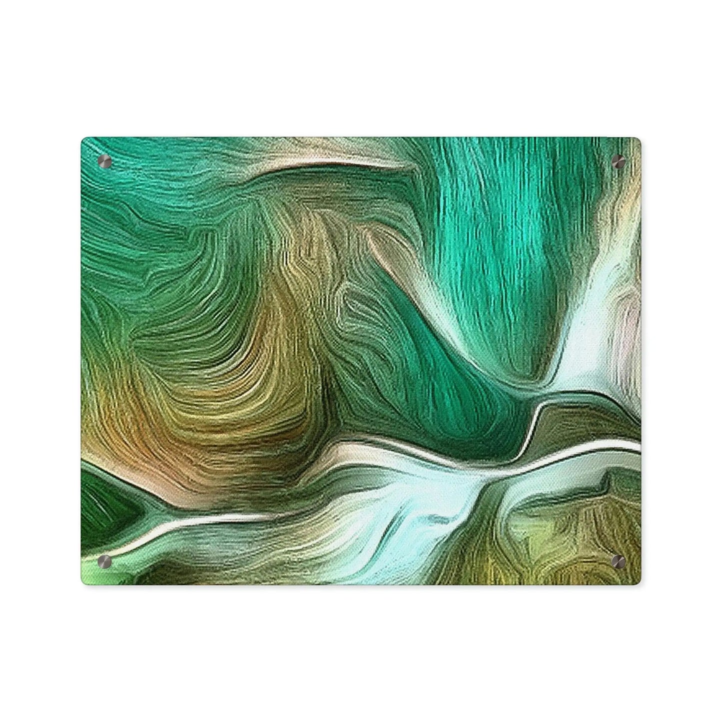 Acrylic Wall Art Panels - Seafoam Green Printify