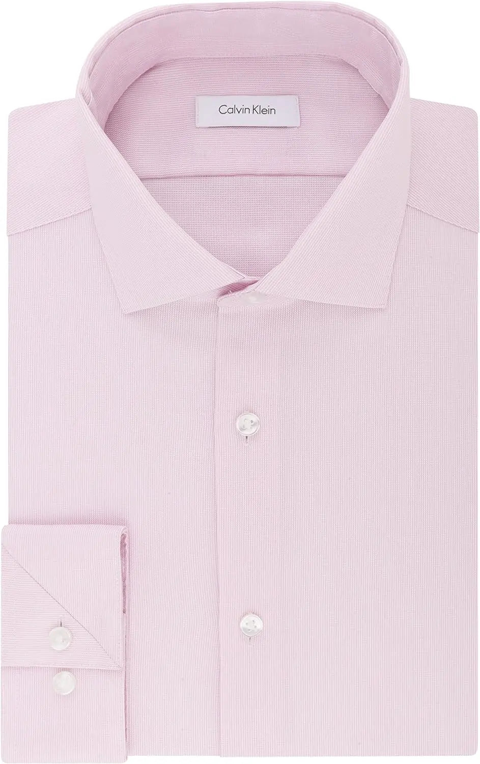 Calvin Klein Men's Dress Shirt Slim Fit Non Iron Stretch Solid