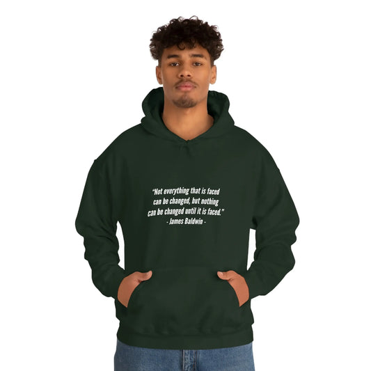 James Baldwin Quote Unisex Heavy Blend™ Hooded Sweatshirt