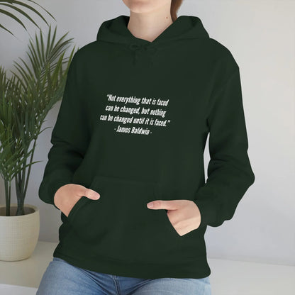 James Baldwin Quote Unisex Heavy Blend™ Hooded Sweatshirt