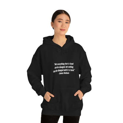 James Baldwin Quote Unisex Heavy Blend™ Hooded Sweatshirt