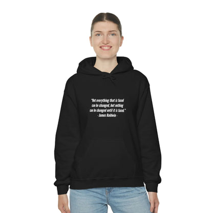 James Baldwin Quote Unisex Heavy Blend™ Hooded Sweatshirt