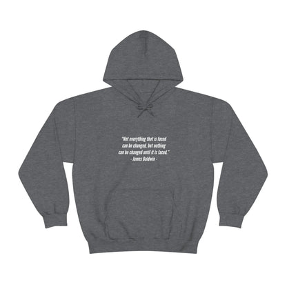 James Baldwin Quote Unisex Heavy Blend™ Hooded Sweatshirt