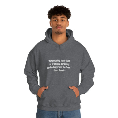 James Baldwin Quote Unisex Heavy Blend™ Hooded Sweatshirt