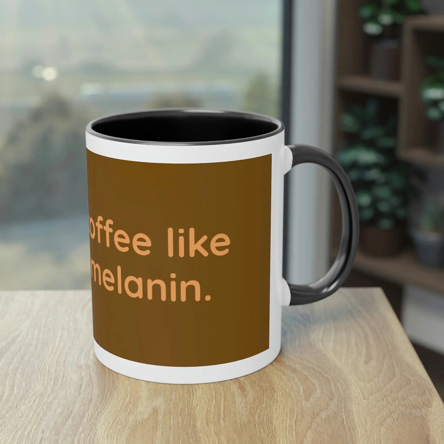 Melanin Two-Tone Coffee Mug, 11oz