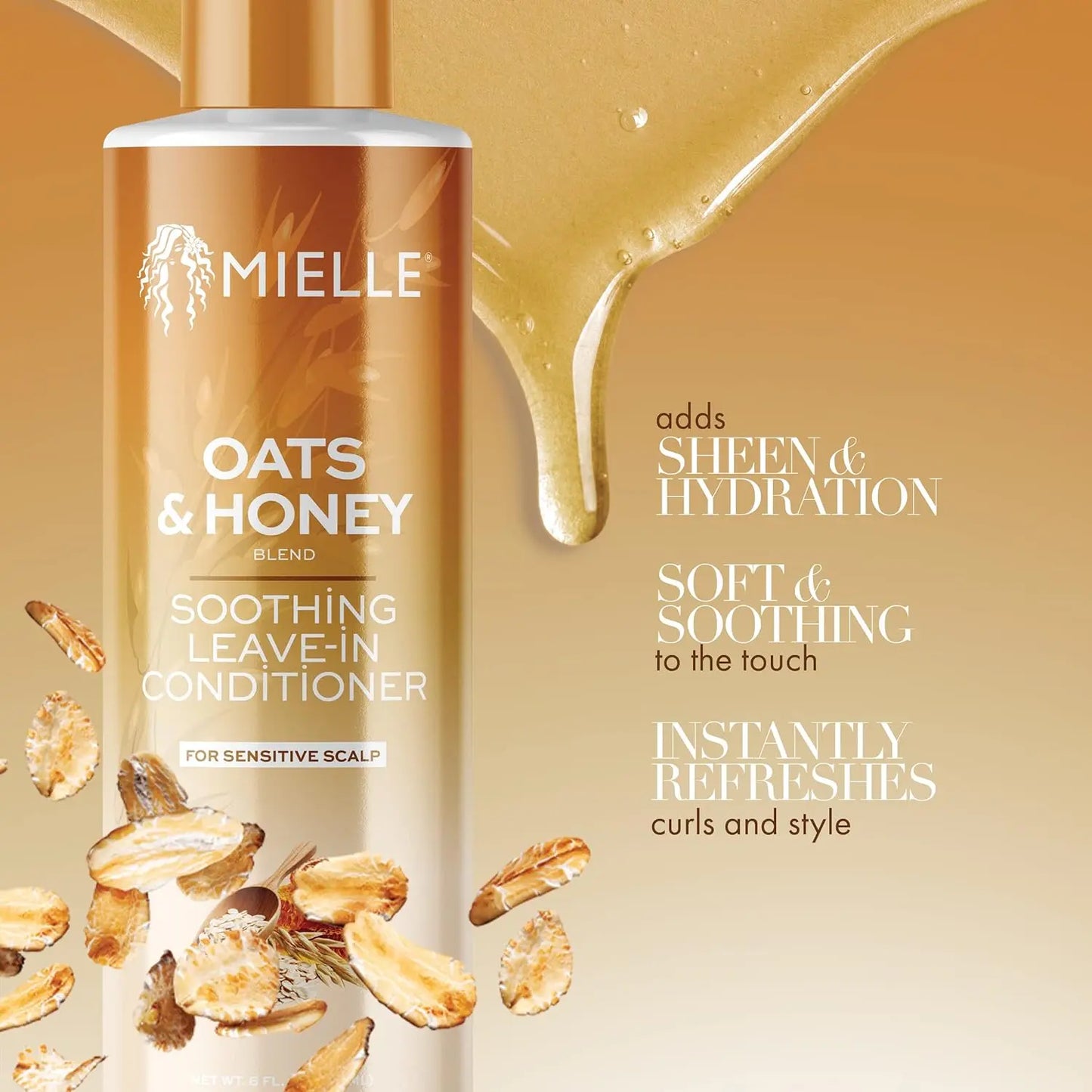 Mielle Organics Oats & Honey Soothing Leave-In Conditioner