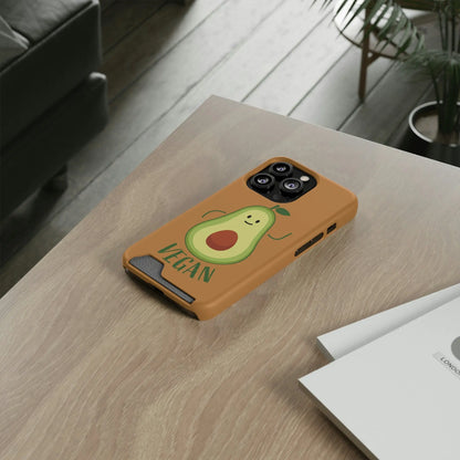 Phone Case With Card Holder - Vegan