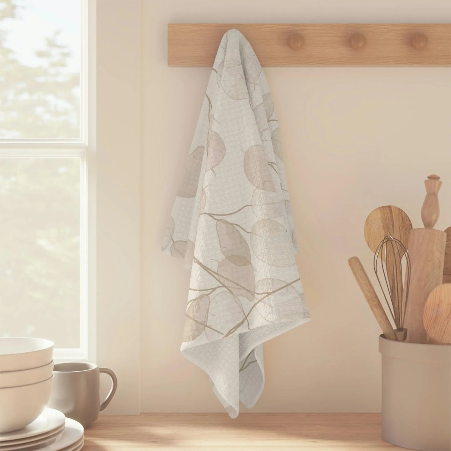 Soft Tea Towel - Floral Printify