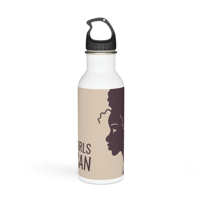 Stainless Steel Water Bottle - Black Girls Can