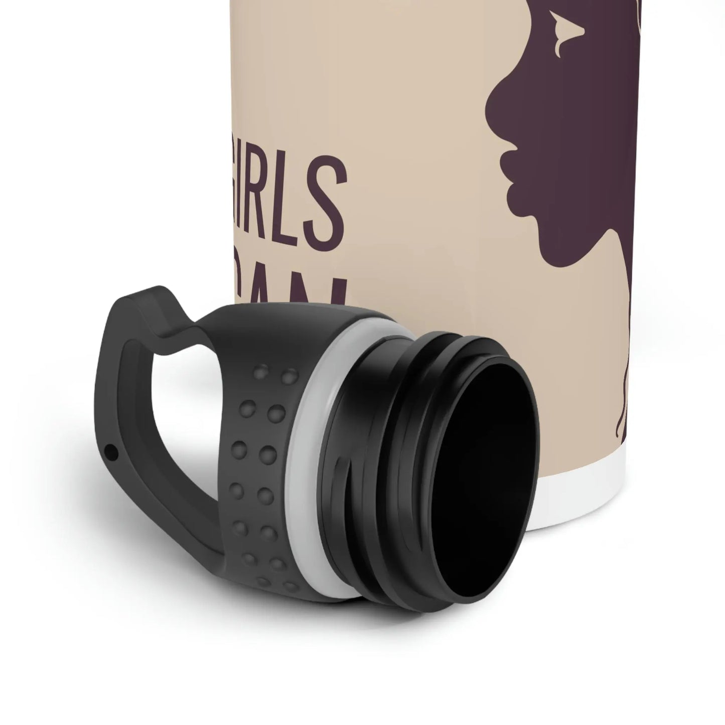 Stainless Steel Water Bottle - Black Girls Can