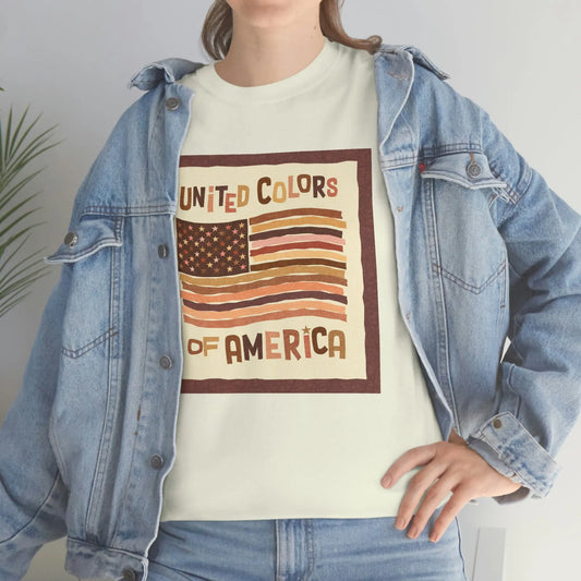 Unisex Heavy Cotton Tee - United Colors of America Printify