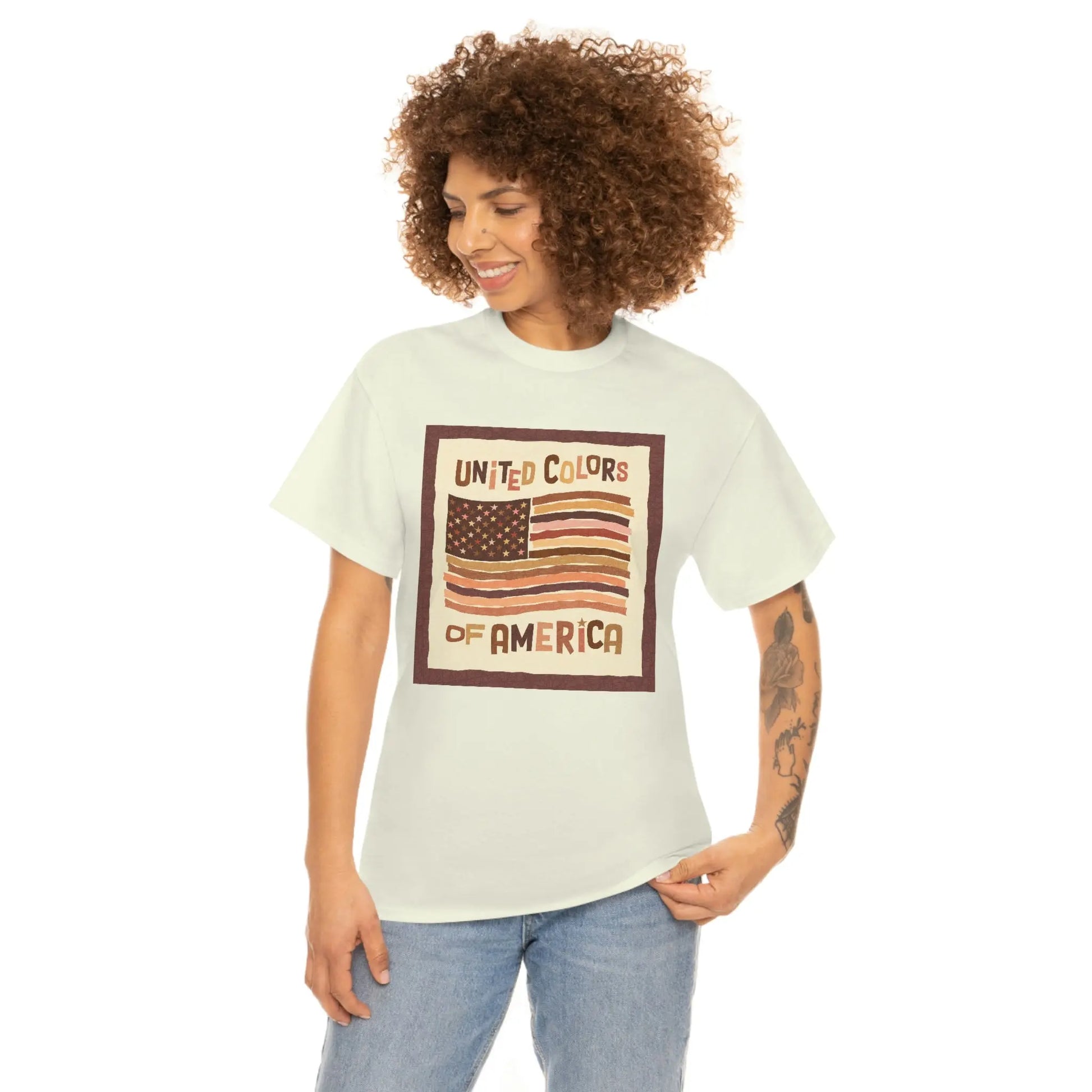 Unisex Heavy Cotton Tee - United Colors of America Printify