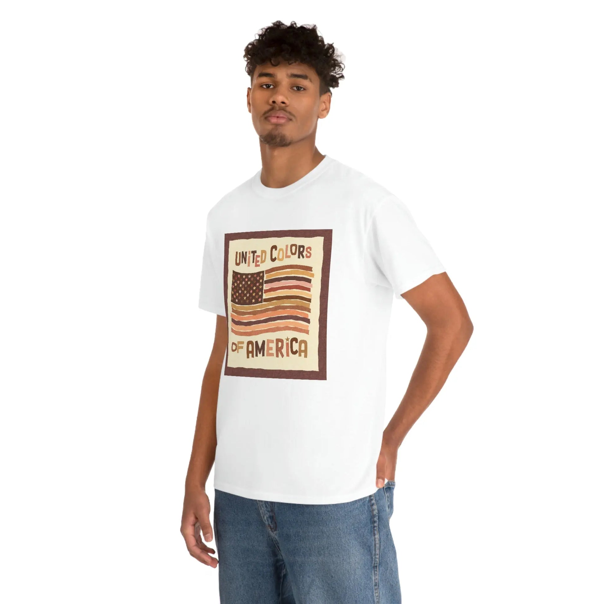 Unisex Heavy Cotton Tee - United Colors of America Printify