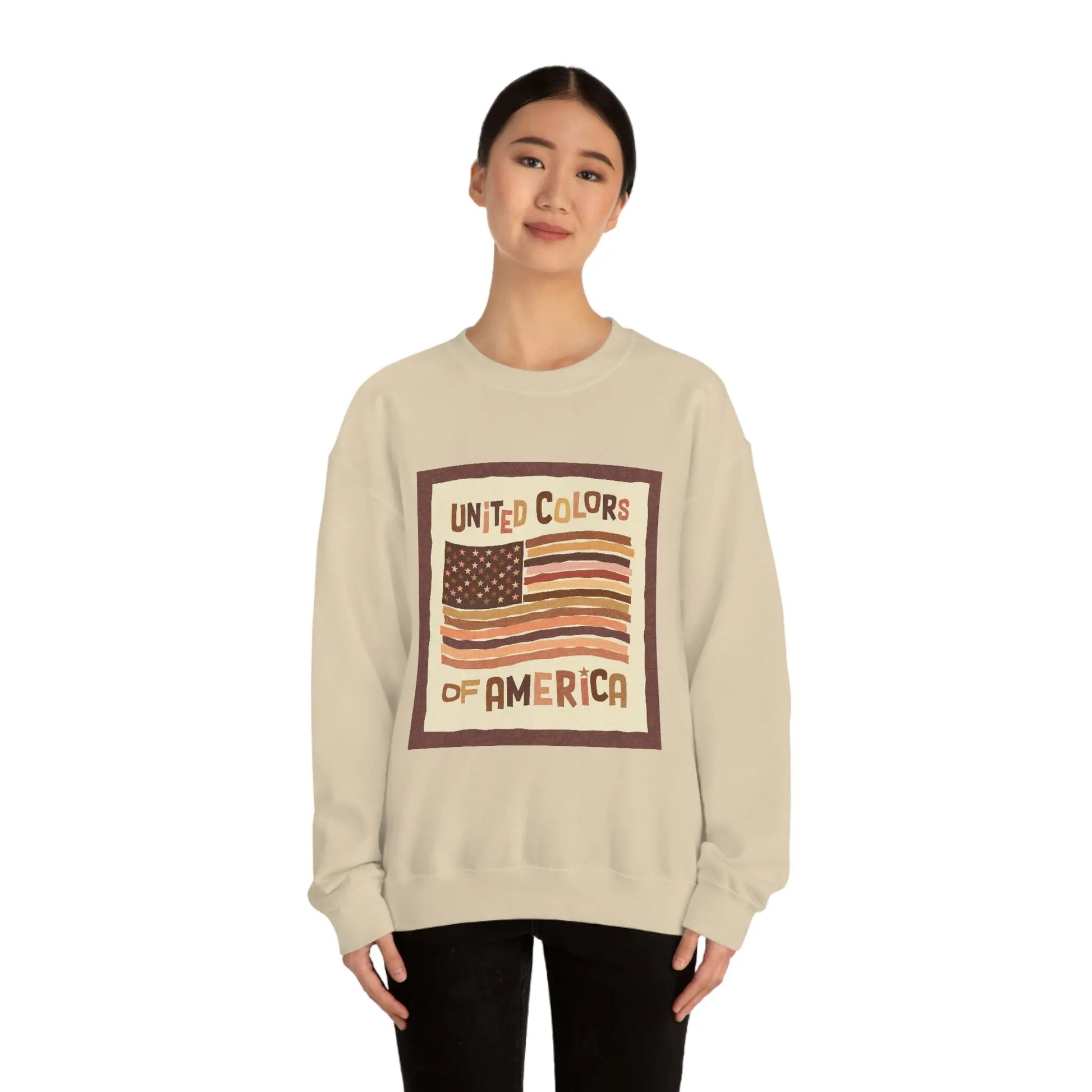 United Colors of America Crewneck Sweatshirt Printify