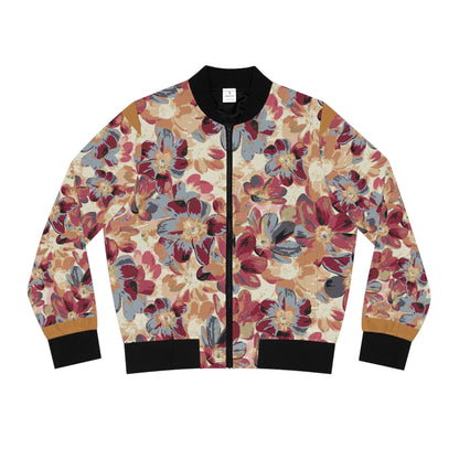 Women's Floral Bomber Jacket